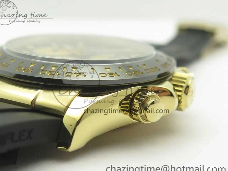 0407 Daytona 116518 LN Paul Newman ARF 1:1 Best Edition Black Dial on Oysterflex Strap A4130 Super Clone Chic 3356